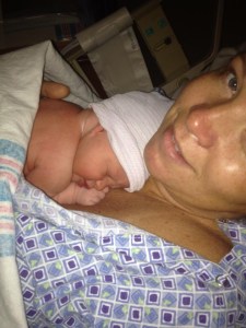 Mommy and Reece's First Photo