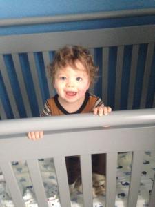 Now, We Are Greeting With a Standing Baby